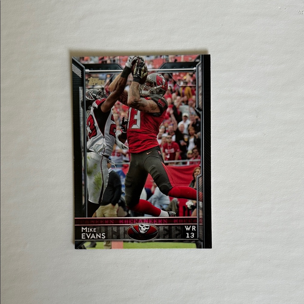 Topps Mike Evans Football Card - Red and Black